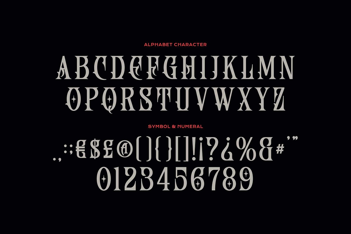 Echoes - Blackletter Style, a Blackletter Font by Imoodev (Photo 5 of 5)