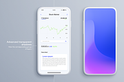 Smartphone Mockups, a Product Mockup by Unio Designs (Thumbnail 4 of 8)