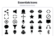 100 Essentials Glyph Vector Icons, an Outline Icon by Juicy Icons (Thumbnail 6 of 6)