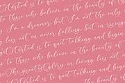 Pertysh Tulipita Stylish Calligraphy, a Script Font by stylishtype.co (Thumbnail 14 of 20)