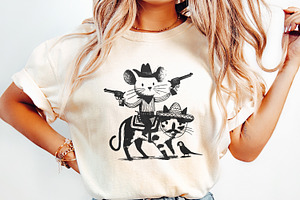 Mouse Cowboy, Cat Png, Mouse Png