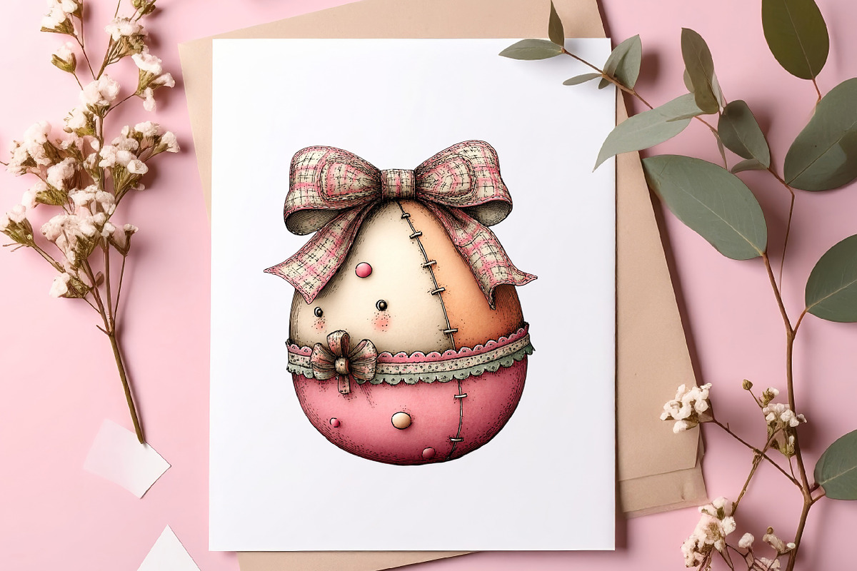 Whimsical easter clipart set, an Illustration by SinaCreation (Photo 7 of 10)