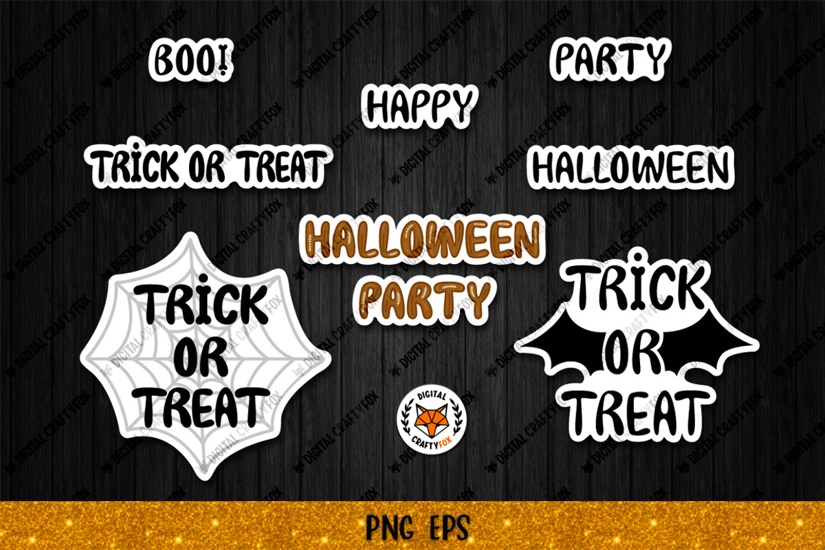 Halloween Stickers Bundle, an Illustration by Digital_Craftyfox (Photo 12 of 13)