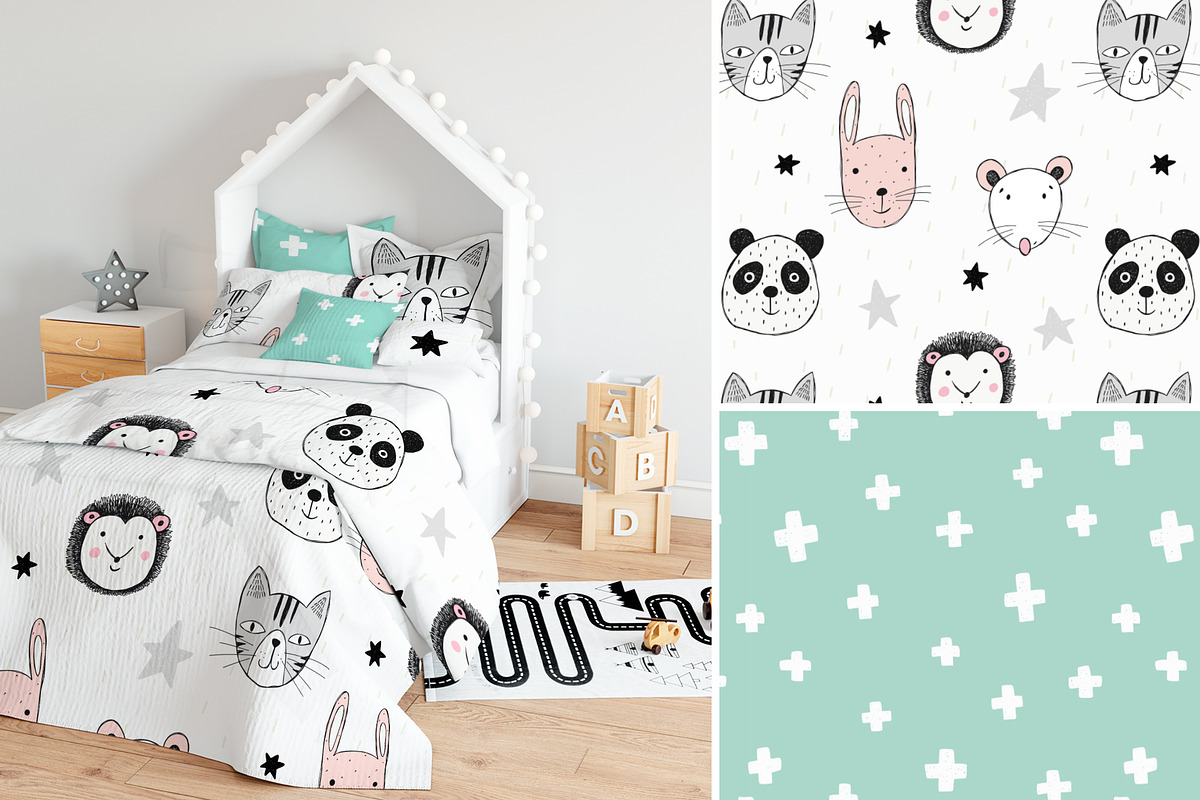 Funny Animals Set, an Animal Illustration by Bosotochka♥Art (Photo 8 of 10)
