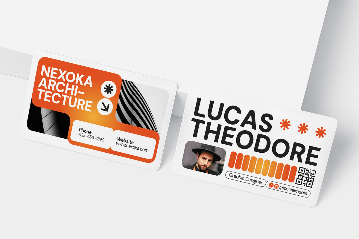 Nexoka - Business Card, a Business Card Template by Esensifiksi.studio (Photo 2 of 3)