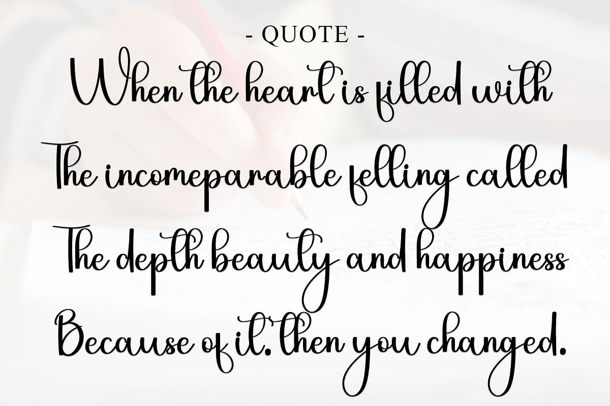 Hey Baby, a Handwritten Font by InermediaSTUDIO (Photo 7 of 7)