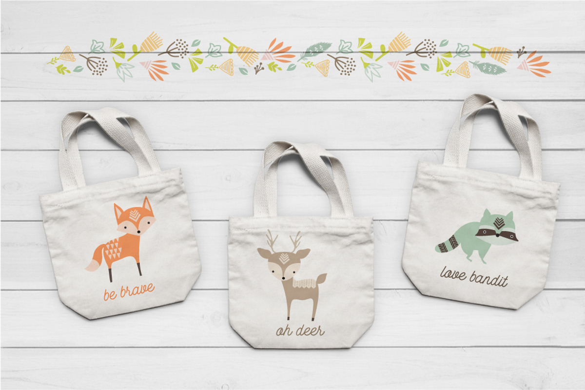 Baby Woodland Design Pack, an Animal Illustration by Wild Twig Co (Photo 5 of 12)