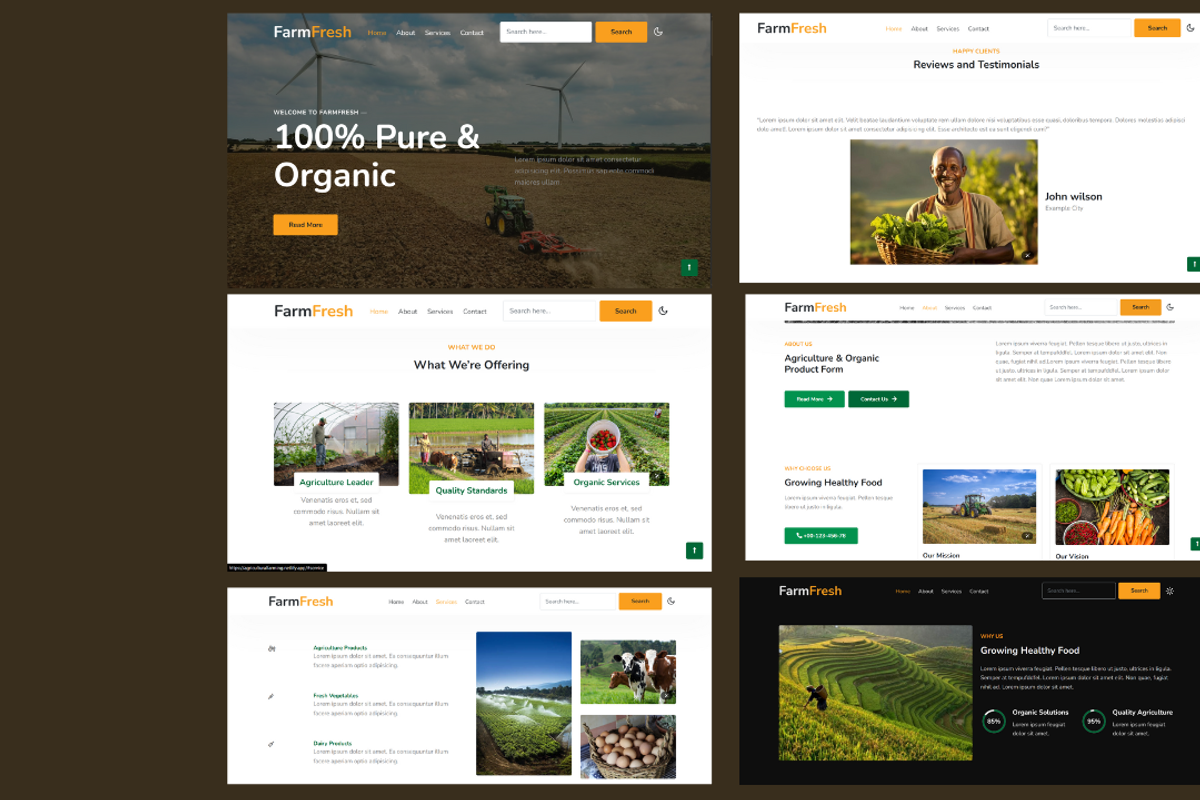 FarmFresh-Agricultural Template, a HTML Template by NomaTemplates (Photo 3 of 15)