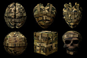 Camouflage Font, a Sans Serif Font by Handmadefont (Thumbnail 10 of 14)
