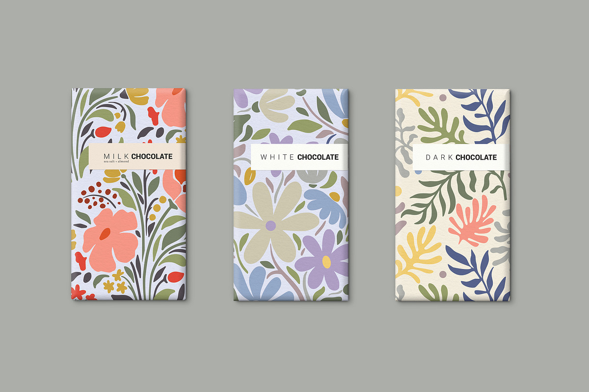Modern Floral Seamless Patterns, a Pattern Graphic by Molly art (Photo 7 of 9)