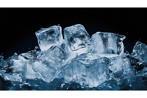 chill cube ice background ai, a Food & Drink Photo by pikepicture