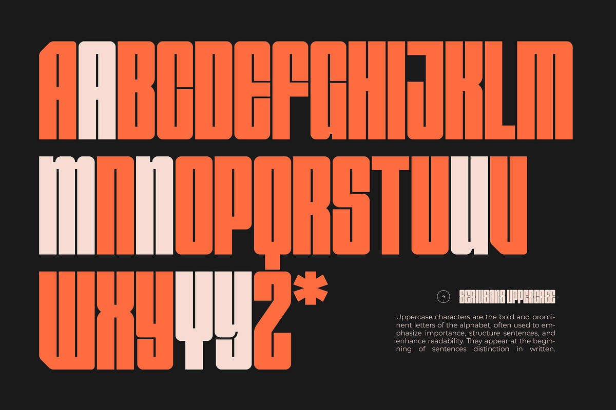 Seriusans - Condensed Sans Display, a Sans Serif Font by Typia Nesia (Photo 2 of 13)