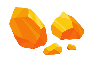 Mining element. Game mining props, an Illustration by the8monkey