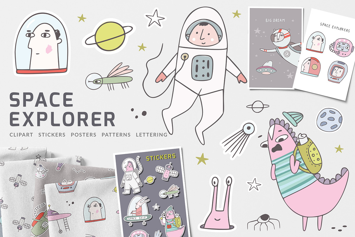Space Explorer, a Graphic by Oksana Stepova (Photo 1 of 16)