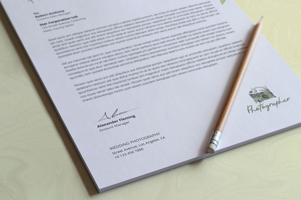Letterhead, a Stationery Template by DesignDevisers (Photo 7 of 10)