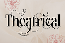 Theatrical Elegant - Ligatures Font