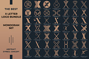 Letter X Logo Bundle XX Monogram Set, a Branding & Logo Template by Pixel Design (Thumbnail 1 of 6)