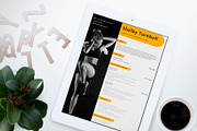 Personal Trainer Resume Template, a Resume Template by MotoCMS (Thumbnail 3 of 3)