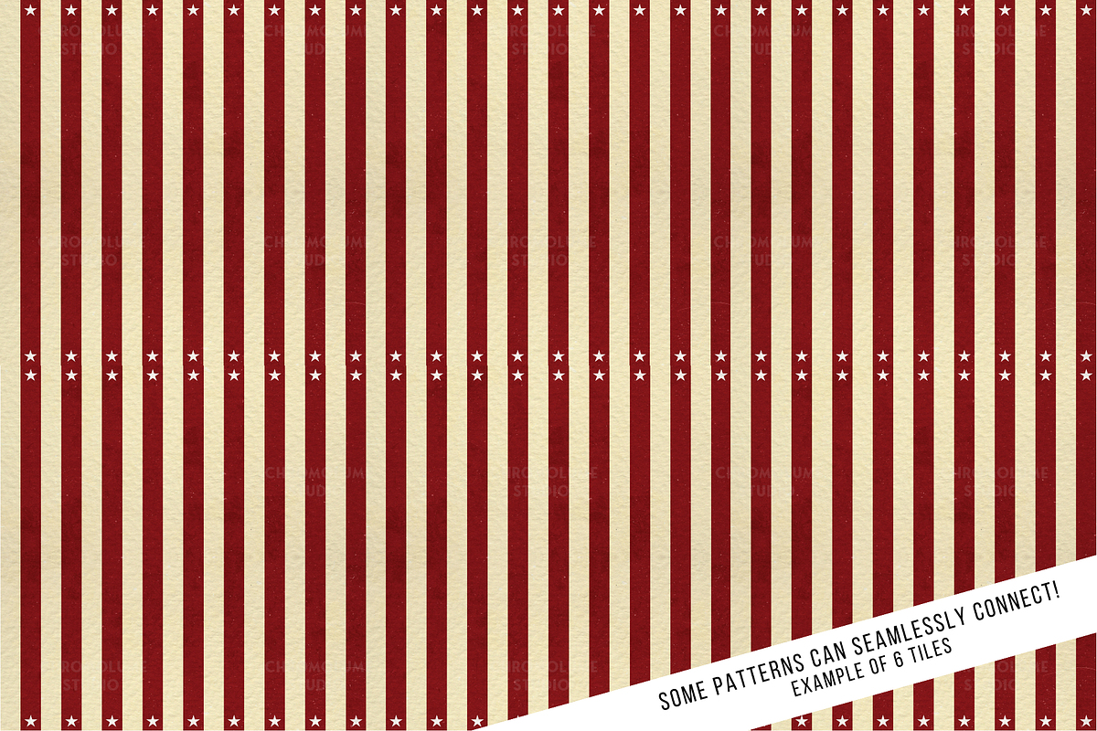 Vintage Circus Digital Paper, a Pattern Graphic by Chromolume Studio (Photo 10 of 23)