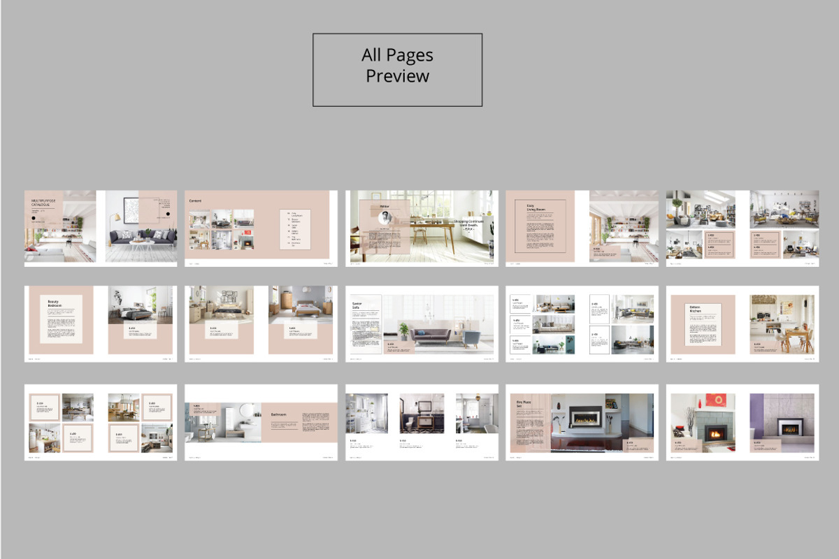 Square Catalogue Bundle, a Brochure Template by Tiempo co (Photo 3 of 7)