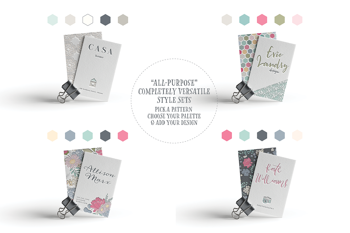 Floral & Pattern Design Set, a Pattern Graphic by Emily Spadoni (Photo 6 of 17)