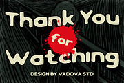 Black Scream Classic Horror Font, a Sans Serif Font by Vadovastd (Thumbnail 8 of 8)