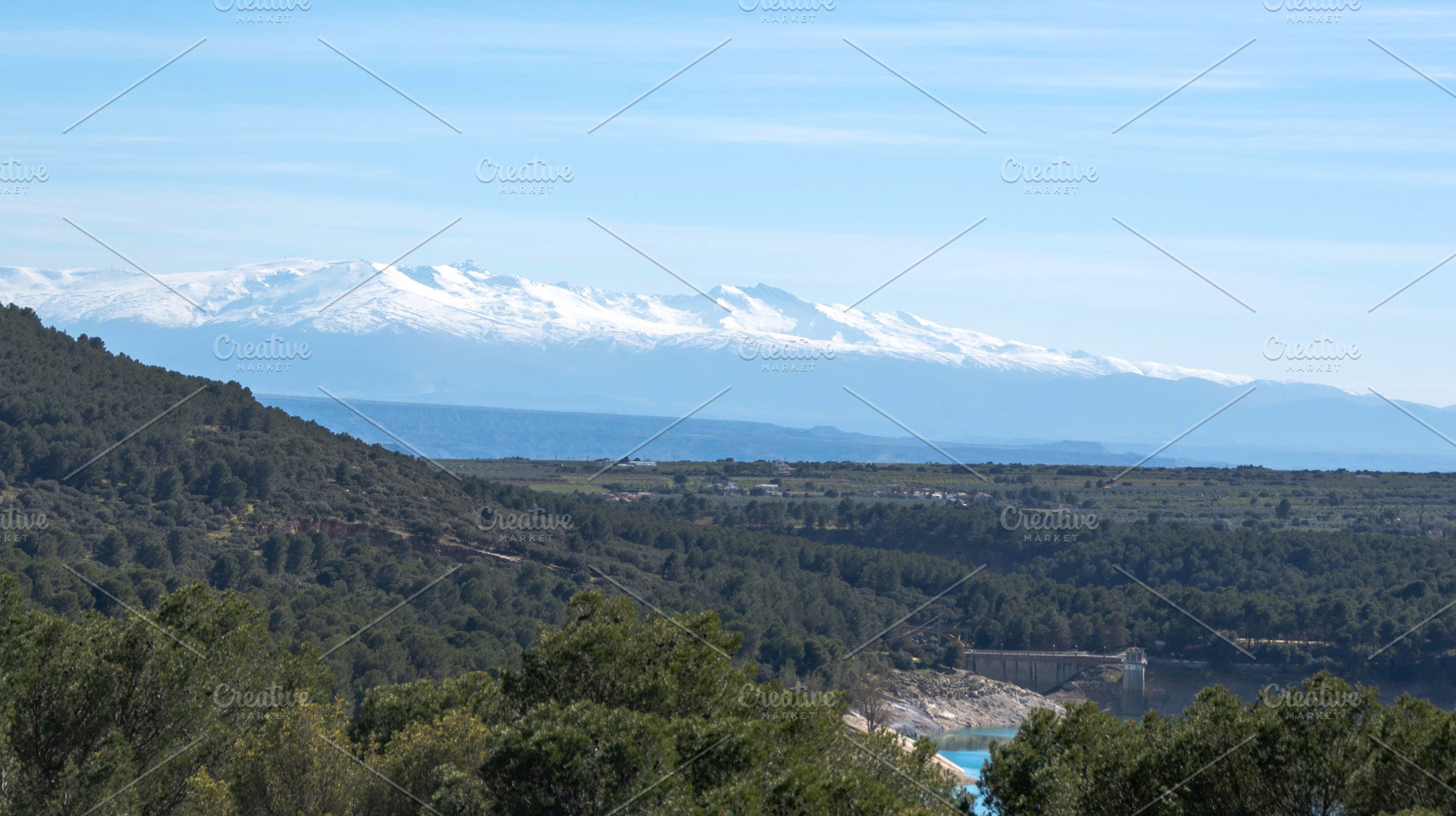 View on Sierra Nevada from Cazorla, a Nature Photo by Bloor