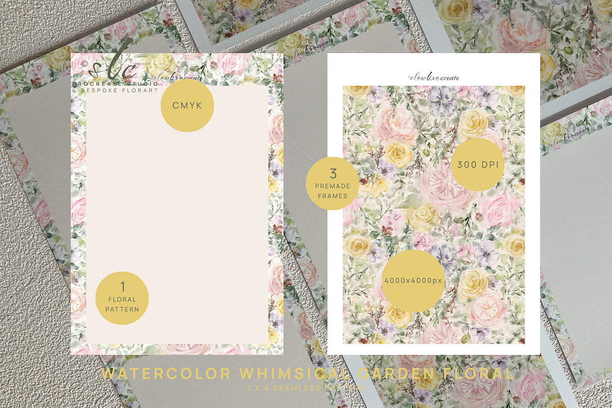 Whimsical Bridgerton Fleur, a Pattern Graphic by slowlivecreate (Photo 4 of 7)