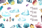 Sweet Home. Watercolor illustrations, an Illustration by talloshau's illustrations (Thumbnail 3 of 6)