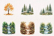 Woodland Clipart – Big Bundle, a Seasonal Illustration by CreationArt (Thumbnail 3 of 7)