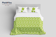 Clover Pattern & Vector Illustration, a Pattern Graphic by Plaid4You (Thumbnail 4 of 6)