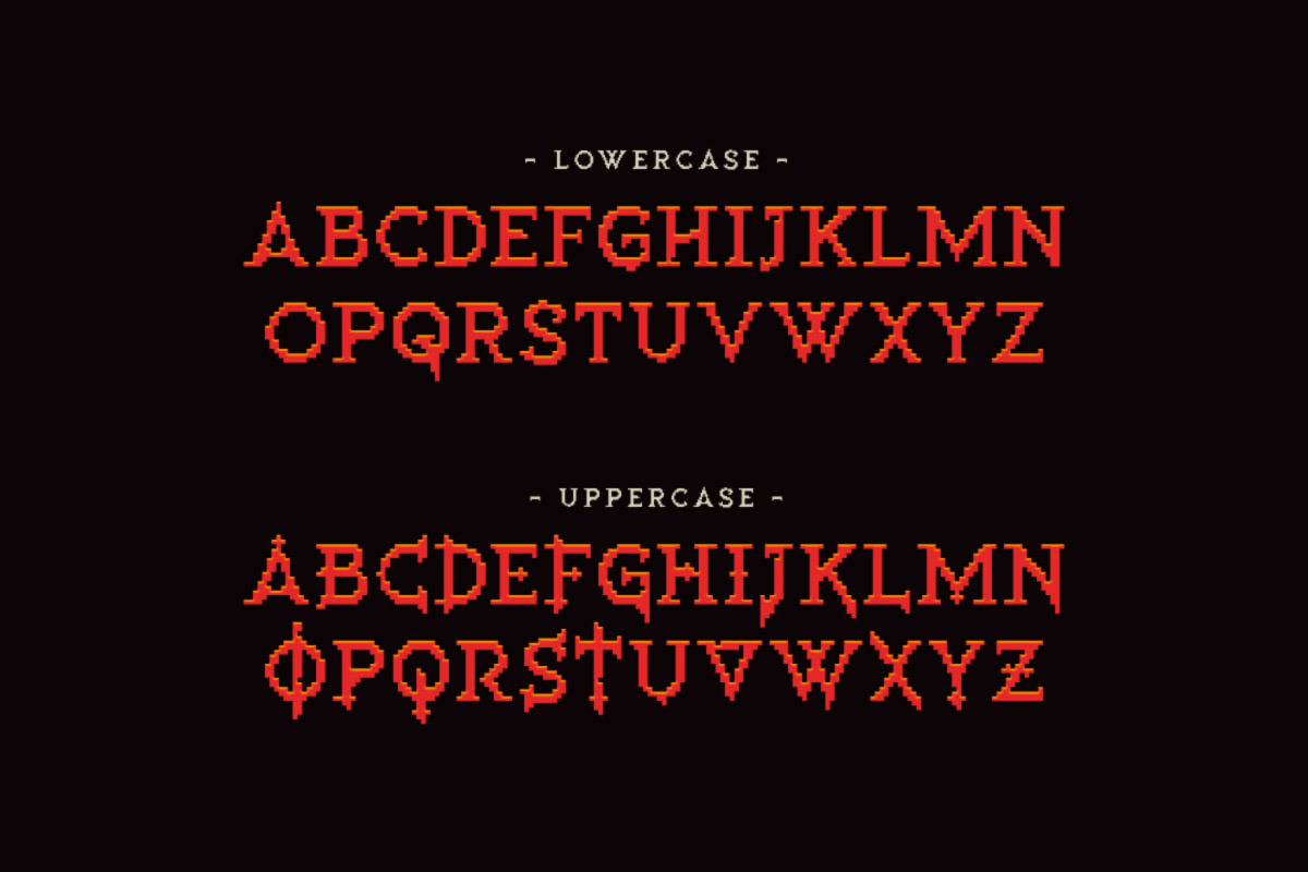 Montsegur - Pixel Font, a Font by Tugcu Design Co. (Photo 2 of 5)