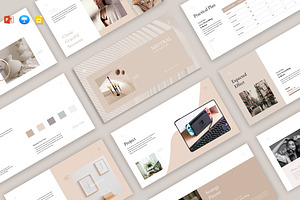 Neutral Presentation Template, a Presentation Template by Pradaxa