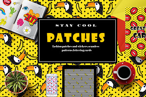 Fashion patches and stickers