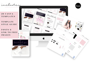 Beautiful You Workbook Canva Bundle
