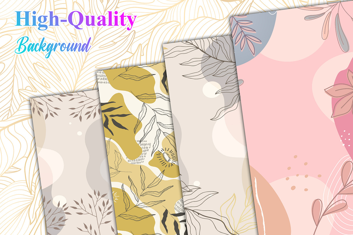 Abstract Leaves Background, a Background Graphic by Digital Studio (Photo 5 of 5)