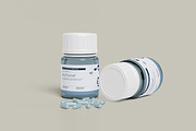 Supplement Pills Bottle Packaging Mo, a Cups & Container Mockup by Pexelcorner (Thumbnail 8 of 9)