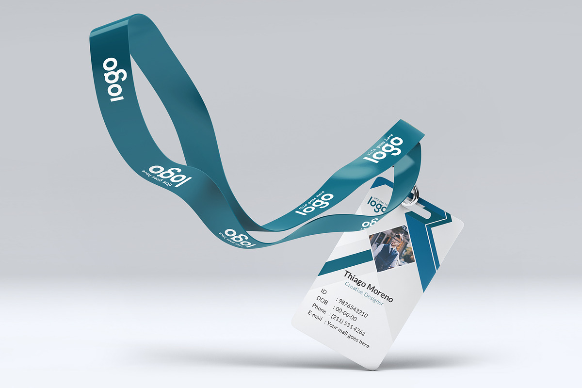 Abstract ID Card Design, a Stationery Template by ZAAS