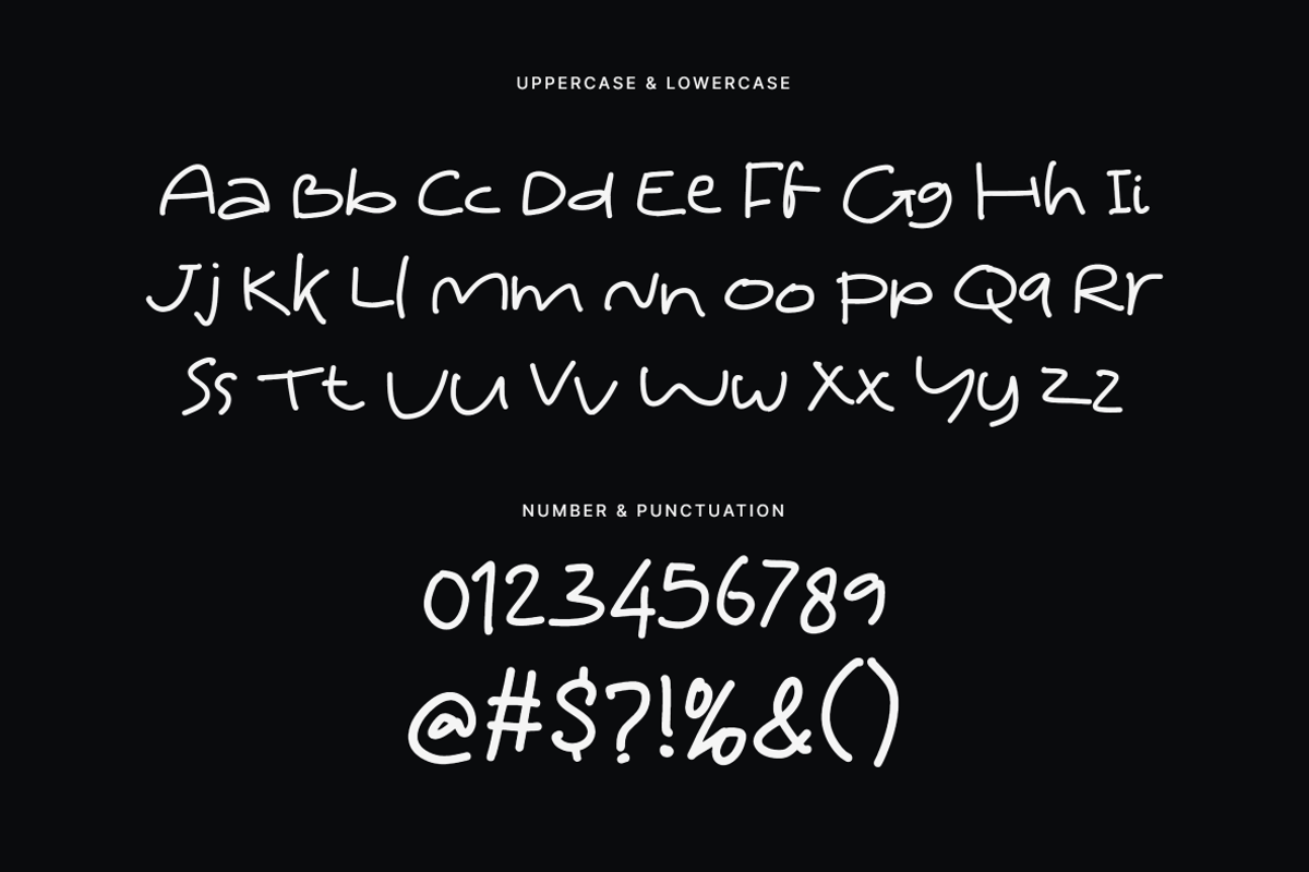 Blore Handwritten, a Handwritten Font by Ideal Eksis (Photo 2 of 5)