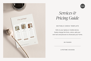 Services & Pricing Guide Template