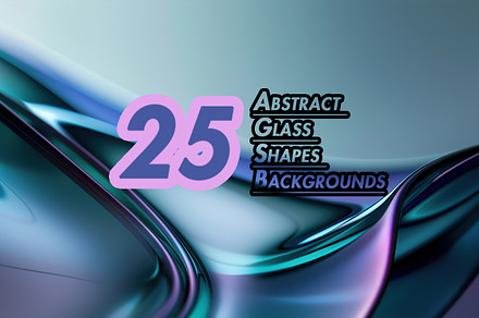 Abstract Glass Shapes Backgrounds