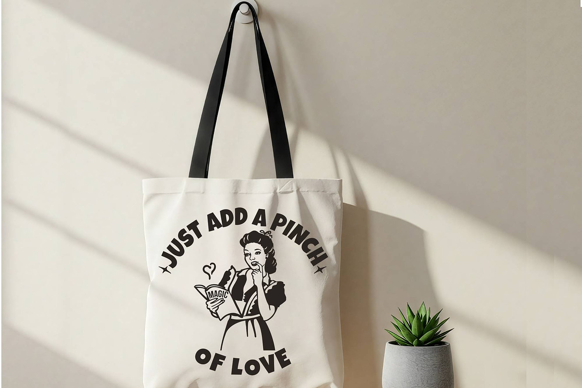 Retro Housewife Sign SVG Kitchen, a Graphic by TanchaArt (Photo 7 of 10)