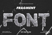 Fragment Font, a Sans Serif Font by itefan Studio (Thumbnail 1 of 5)