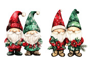 Christmas Gnomes Clipart, an Illustration by Designworld (Thumbnail 4 of 5)