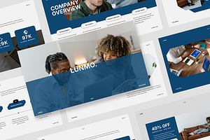 Lunmo : Pitch Deck Powerpoint, a Presentation Template by Punkl Camp