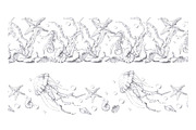 Underwater world, pencil graphics, an Animal Illustration by SvetLana (Thumbnail 12 of 15)