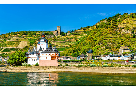 Pfalzgrafenstein and Gutenfels, an Architecture Photo by Leonid Andronov