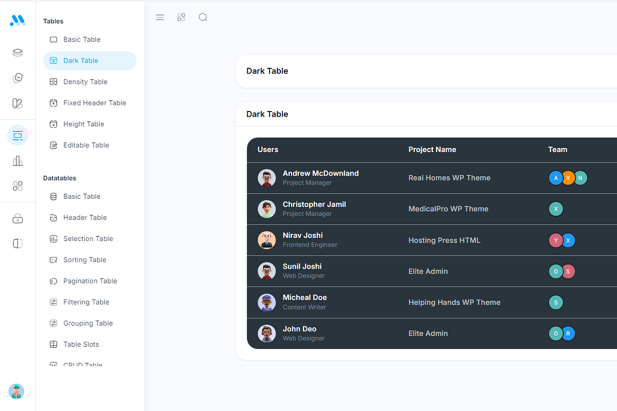 MaterialM Nuxt Js Admin Template, a Templates & Theme by WrapPixel (Photo 14 of 15)