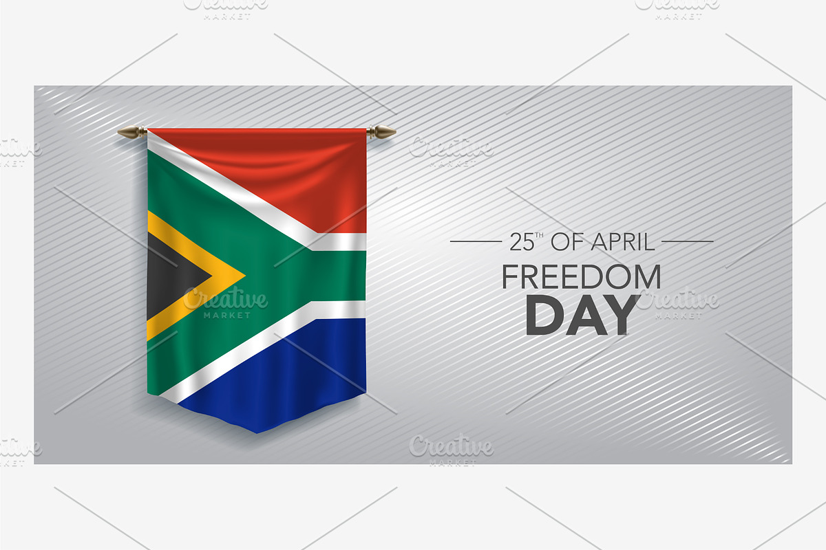 South Africa freedom day vector, an Illustration by Darth Vector