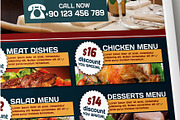 Cafe and Restaurant Flyer, a Flyer Template by fatihakdemir (Thumbnail 4 of 4)